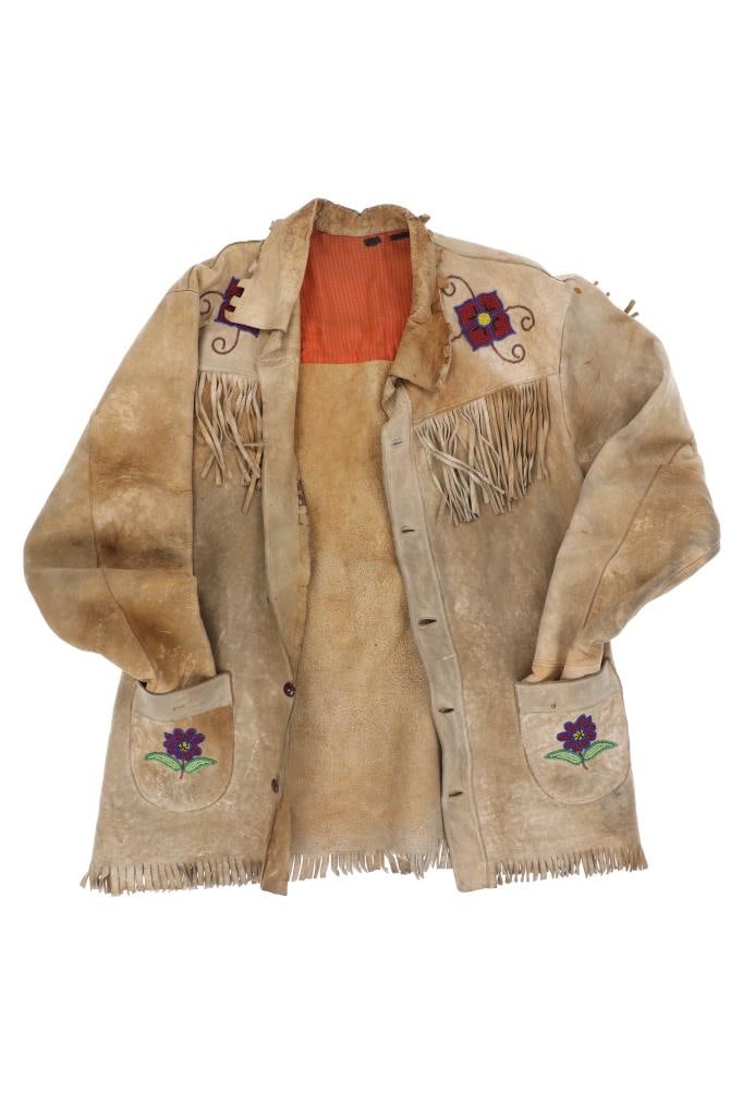 Metis-Cree Beaded Hide Scout Jacket ca. 1920- - 3