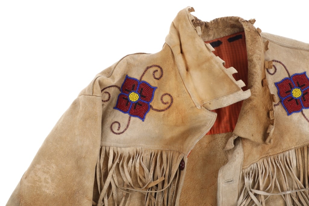 Metis-Cree Beaded Hide Scout Jacket ca. 1920- - 5