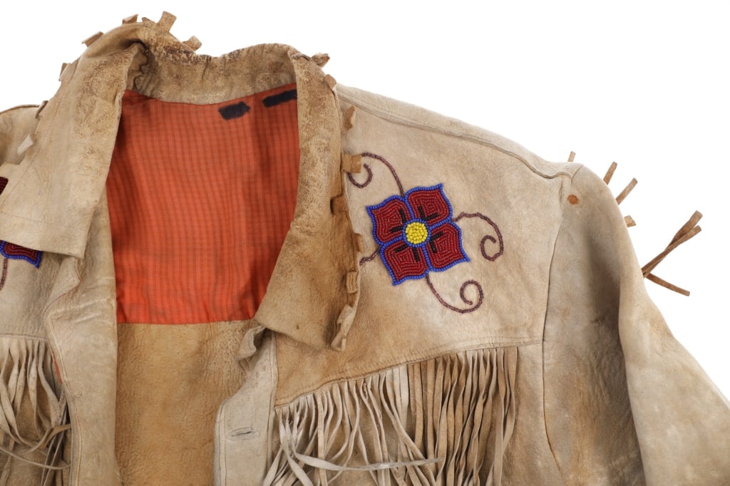 Metis-Cree Beaded Hide Scout Jacket ca. 1920- - 6