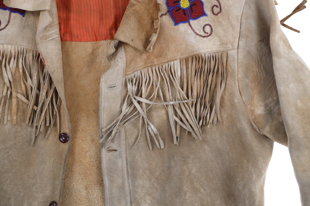Metis-Cree Beaded Hide Scout Jacket ca. 1920- - 8