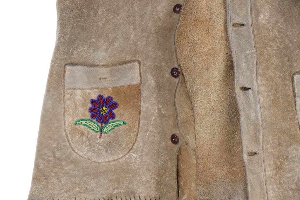 Metis-Cree Beaded Hide Scout Jacket ca. 1920- - 9