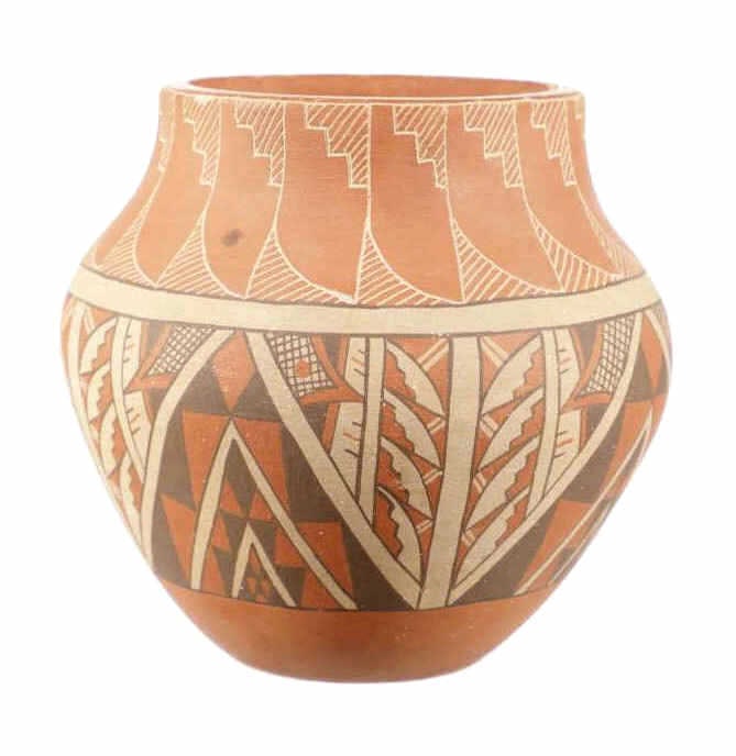 David Chinana (b. 1963, Jemez Pueblo) Pottery Olla (1 of 12)