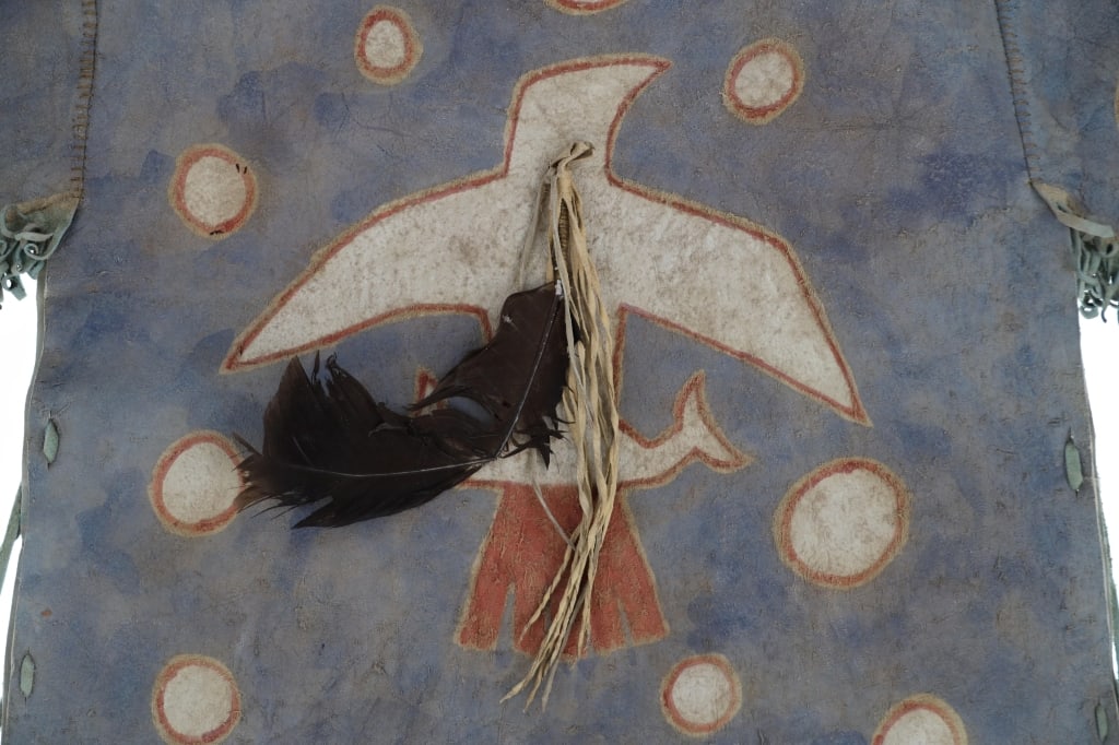 Arapaho Ghost Dance Revival Painted Shirt 20th-C. - 11