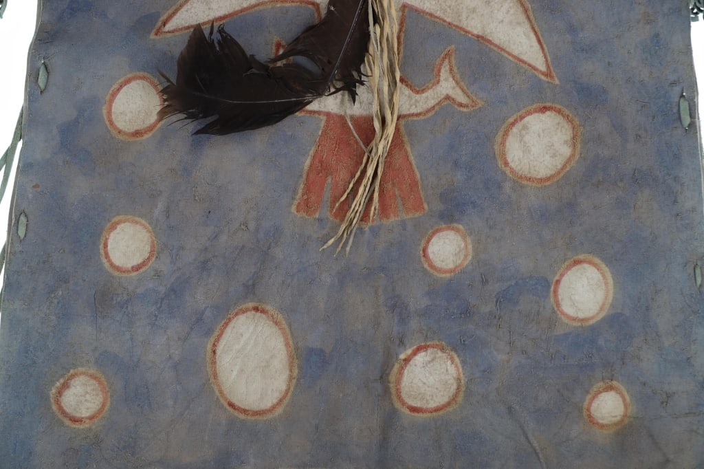 Arapaho Ghost Dance Revival Painted Shirt 20th-C. - 12