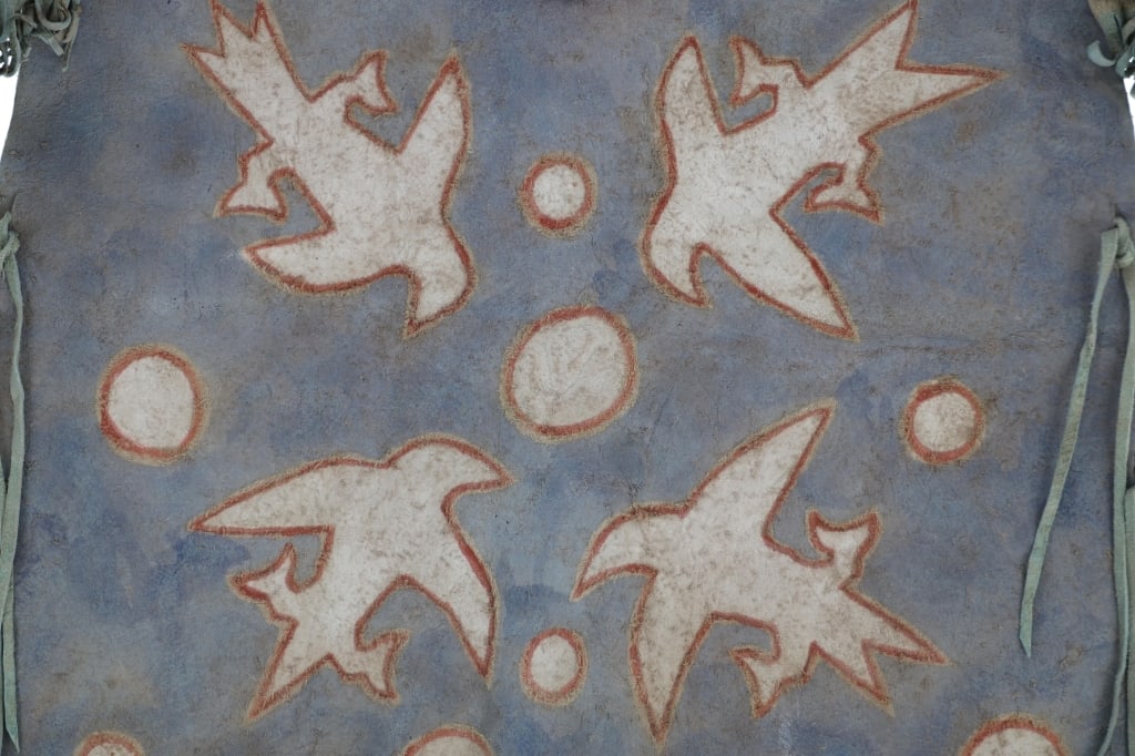 Arapaho Ghost Dance Revival Painted Shirt 20th-C. - 5