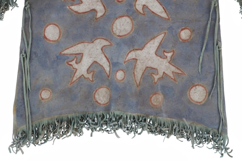 Arapaho Ghost Dance Revival Painted Shirt 20th-C. - 6