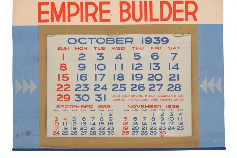 Great Northern Railway Winold Reiss Calendars (2) - 10