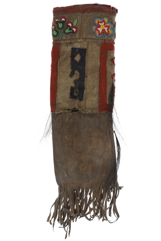 Western Chiricahua Apache Beaded Pipe Bag - 2