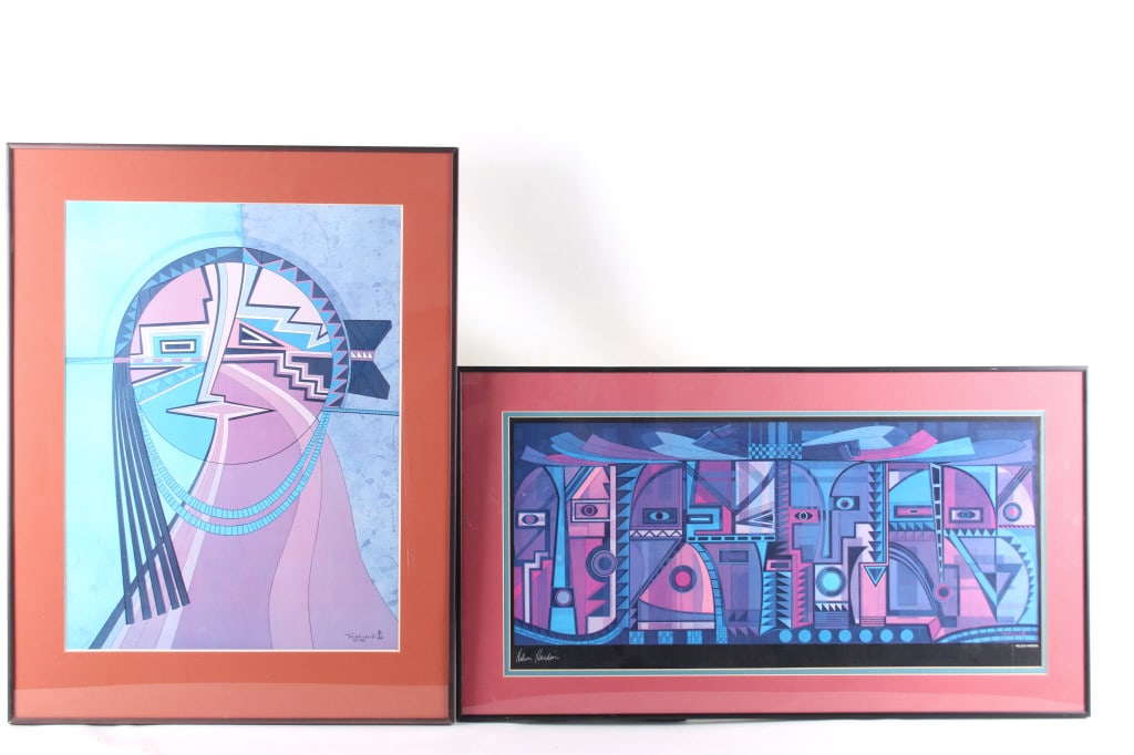 Helen Hardin (1943-1984) Two Framed Prints 1981-82 (1 of 15)