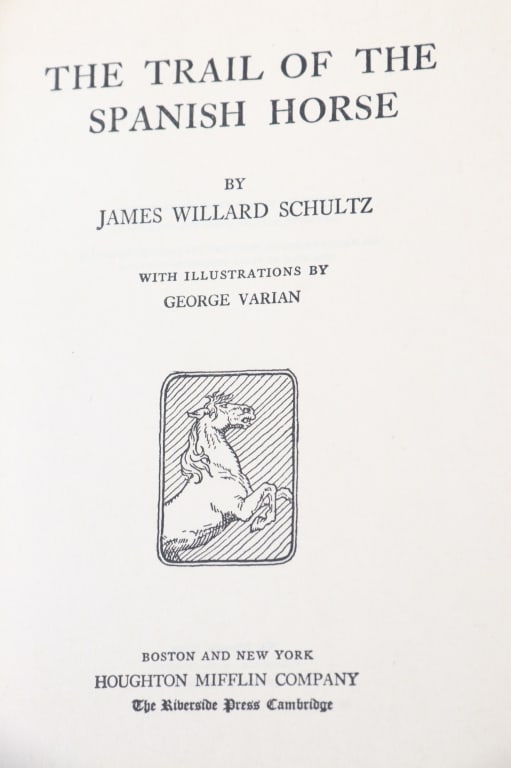 James Willard Schultz Western Books (2) - 6