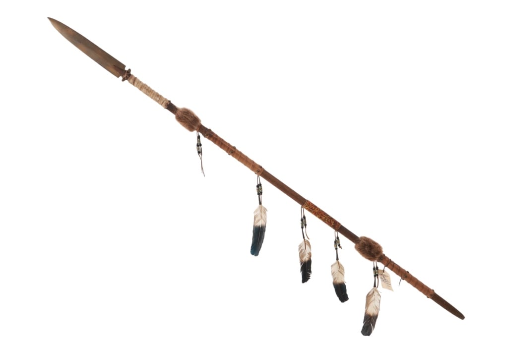 Chippewa Cree Ceremonial Medicine Staff Lance (1 of 12)