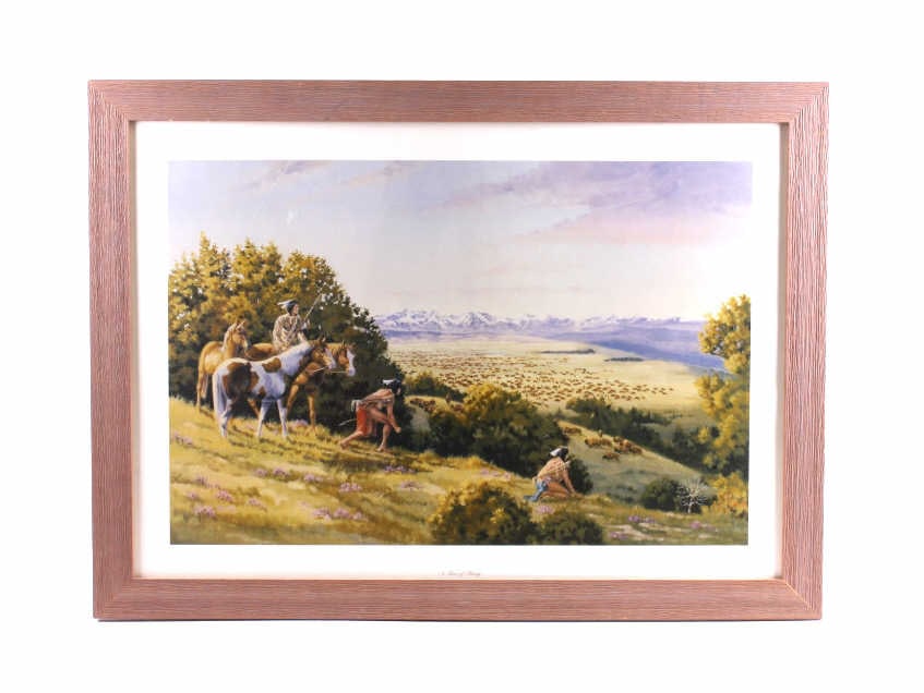 Ronald D. Enright (1921-1983) Indian Buffalo Hunt (1 of 14)