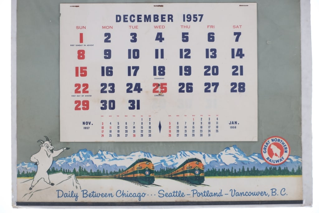 Winold Reiss Empire Builder GNRR Calendar 1957 - 5