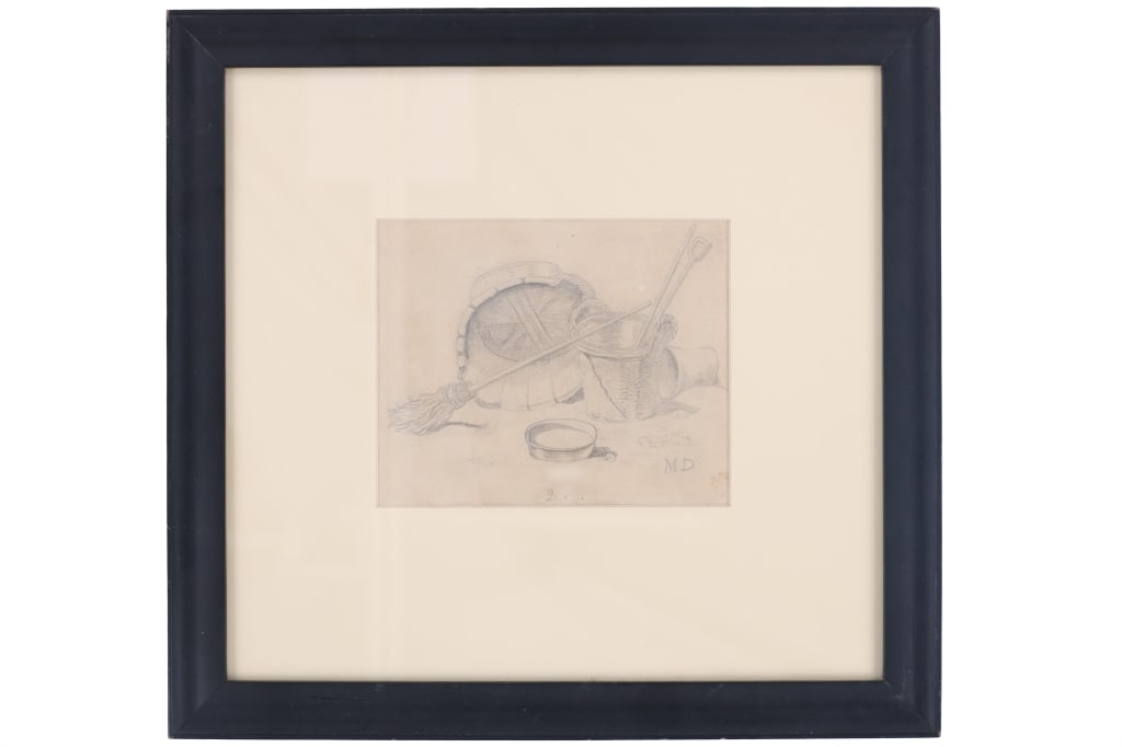 Maynard Dixon (1875-1946) Pencil Still Life 1920s (1 of 7)