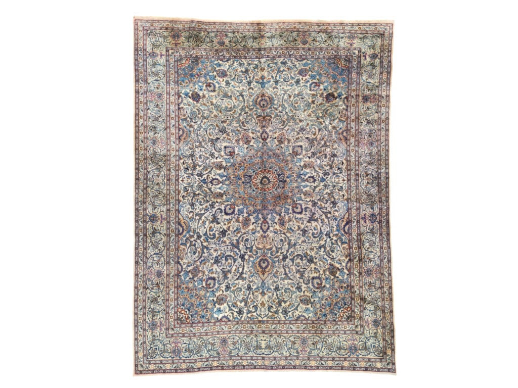 Iranian Persian Sarouk Tabriz Hand Woven Carpet (1 of 13)