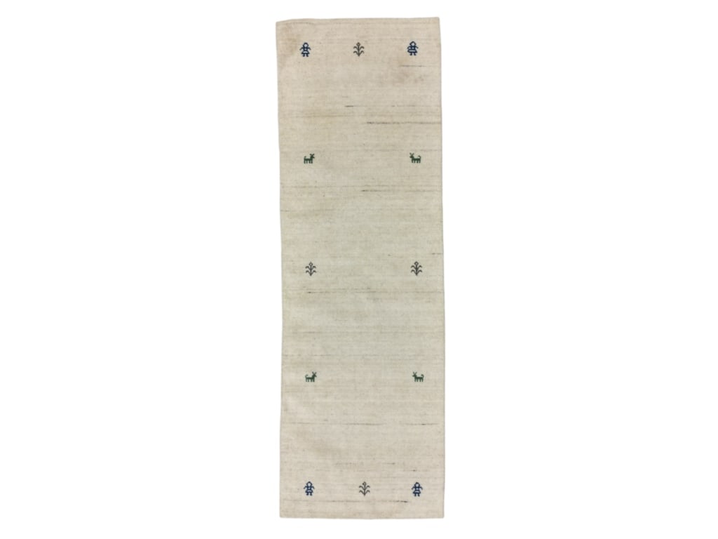 Gabbeh Persian Wool Pile Woven Runner Rug: Featured in this lot is this Gabbeh Persian wool pile woven runner or rug. The circulation of Persian Gabbeh rugs from Iran into the Western market is relatively new. These rugs were being woven in