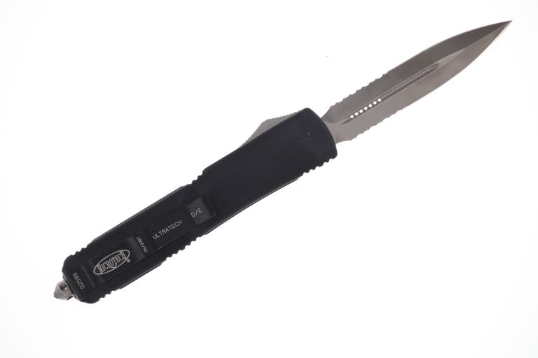 Microtech Ultratech Partial Serrate OTF Knife - 3