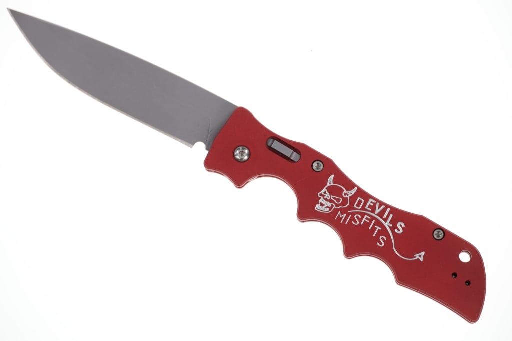 Rob Dalton "Devils Misfit" Switchblade Drop Point - 2