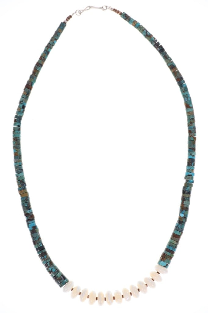 San Felipe R. Garcia Sterling Multi-Stone Necklace (1 of 4)
