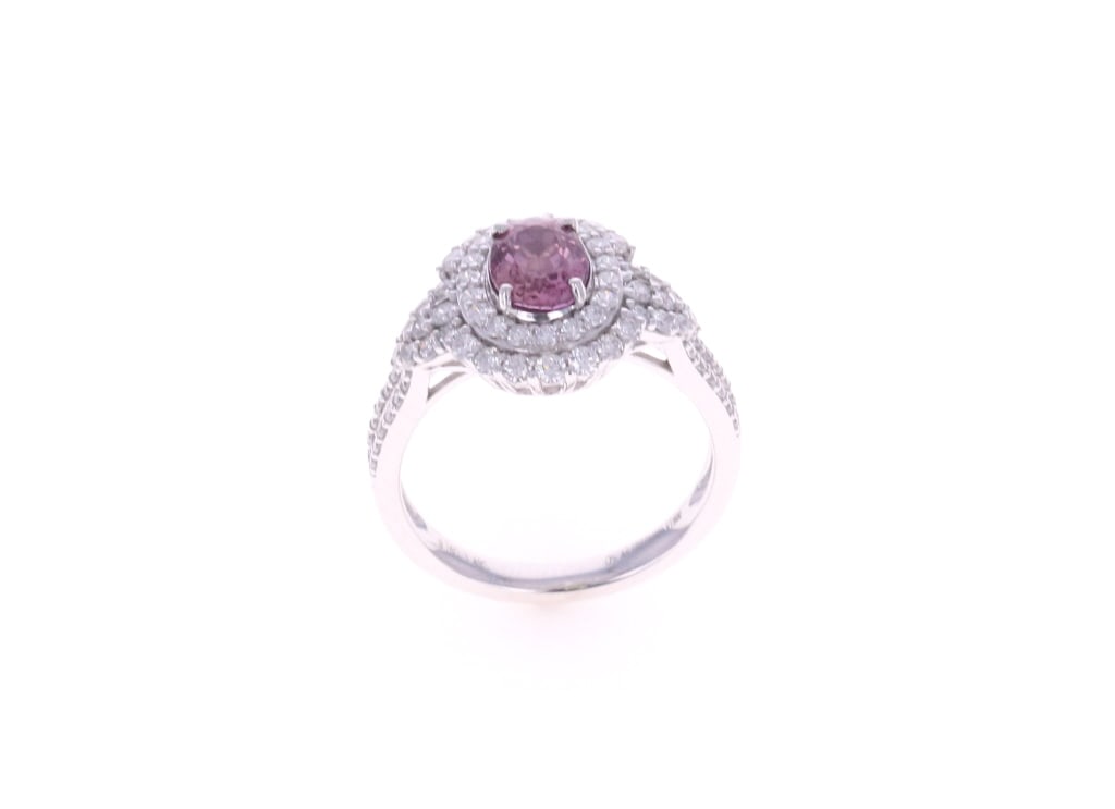 Designer Oscar Freidman Pink Sapphire Ring (1 of 8)