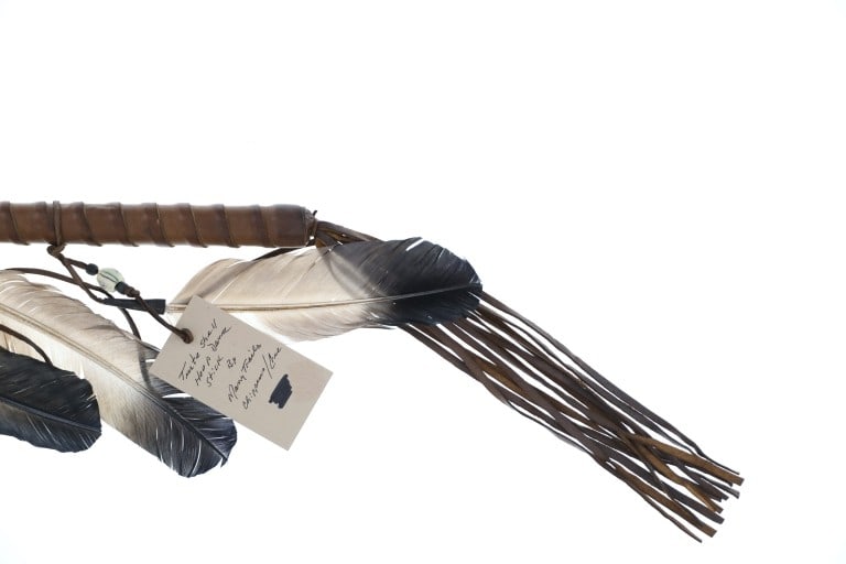 Chippewa Cree Turtle Shell Hoop Dance Stick - 6