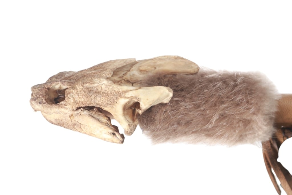 Chippewa/ Cree Many Trails Turtle Dancing Stick - 2