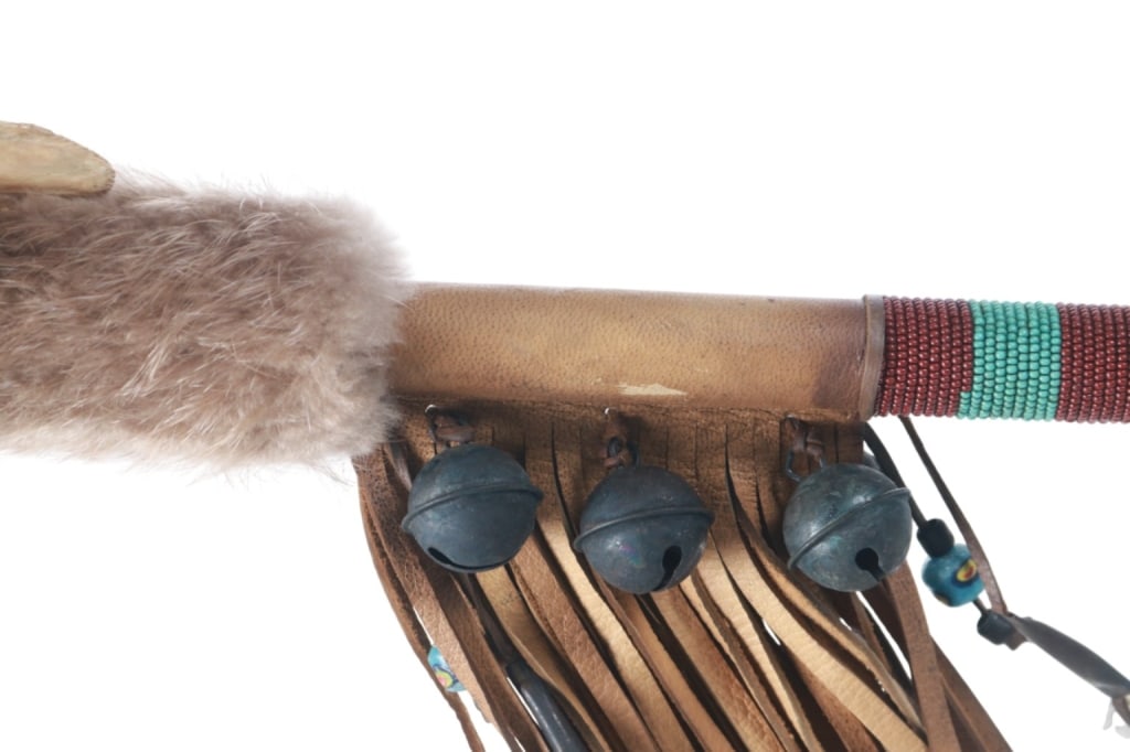 Chippewa/ Cree Many Trails Turtle Dancing Stick - 3