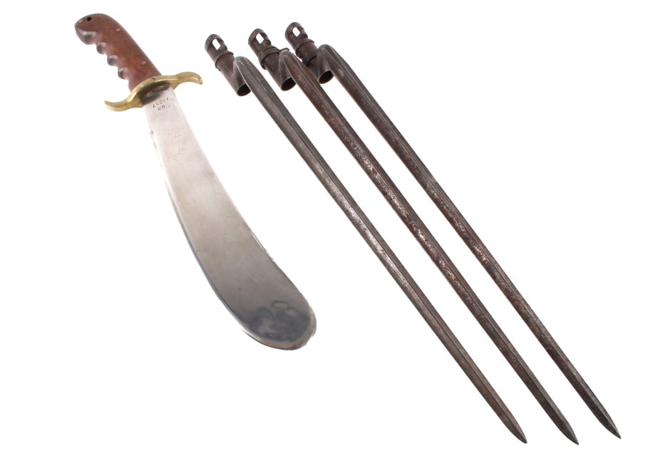 U.S. M1904 Bolo & U.S. Springfield 1873 Bayonets (1 of 20)