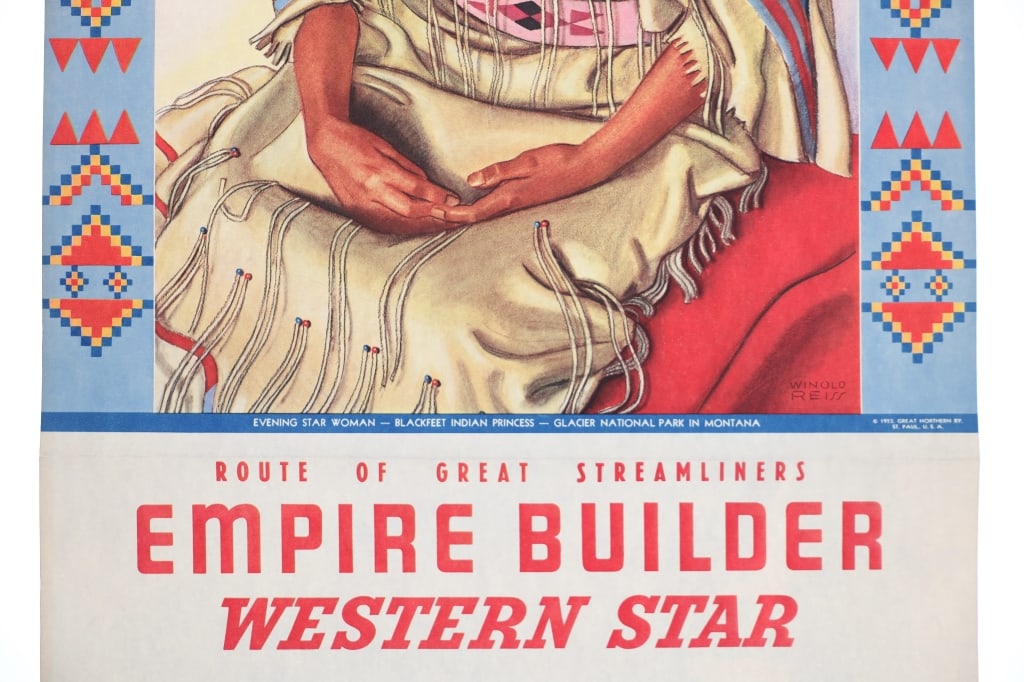 Winold Reiss Empire Builder GNRR Calendar 1954 - 3