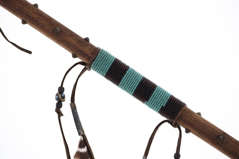 Chippewa Cree Many Trails Beaded Throwing Arrows - 14