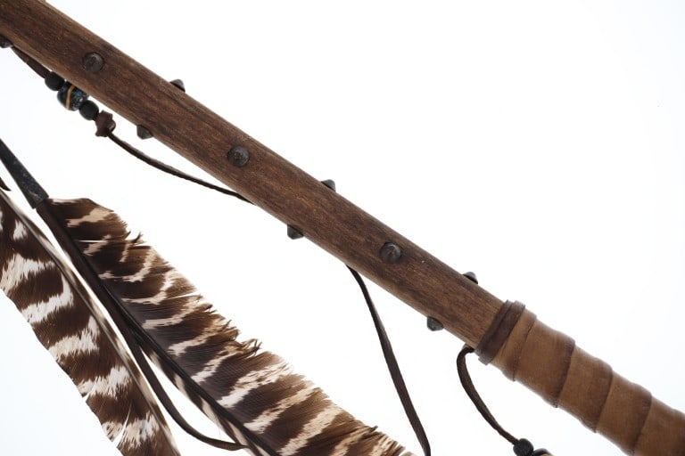 Chippewa Cree Many Trails Beaded Throwing Arrows - 15