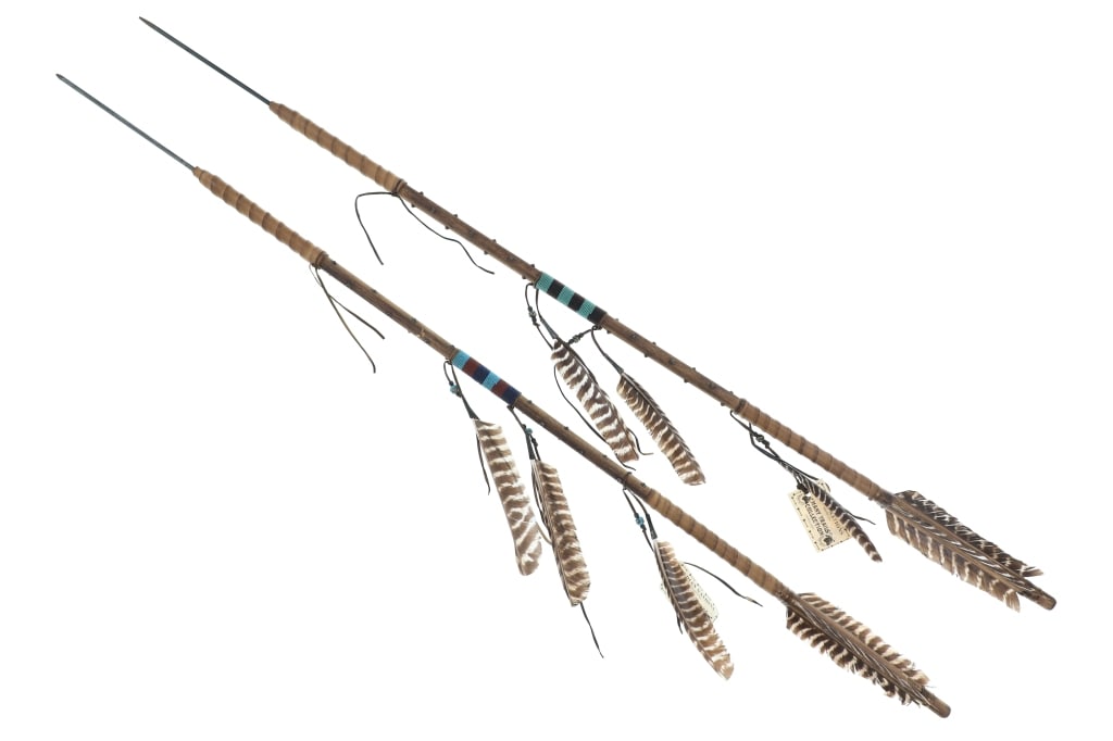 Chippewa Cree Many Trails Beaded Throwing Arrows (1 of 17)