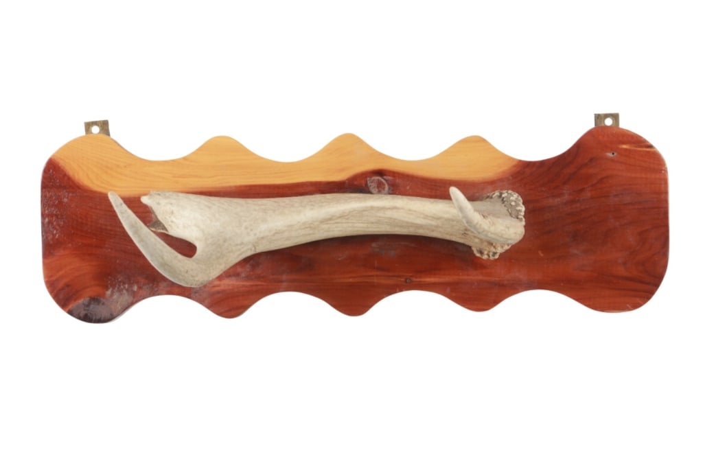 Montana Rustic Folk Art Antler Tine Hat Rack (1 of 6)