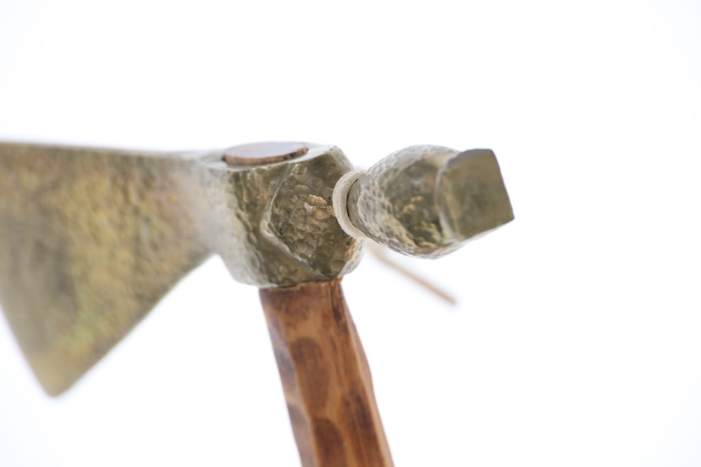 Solid Brass Head & Wood Handle Tomahawk - 7