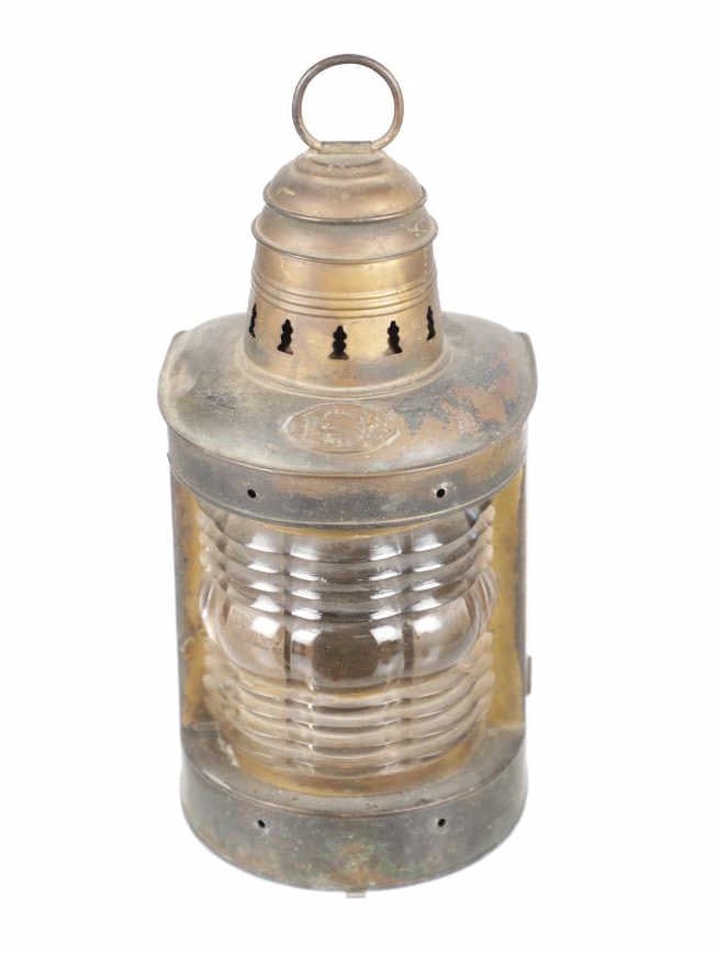 Ca. 1890-1910 Brass Triplex Maritime Boat Lantern (1 of 17)