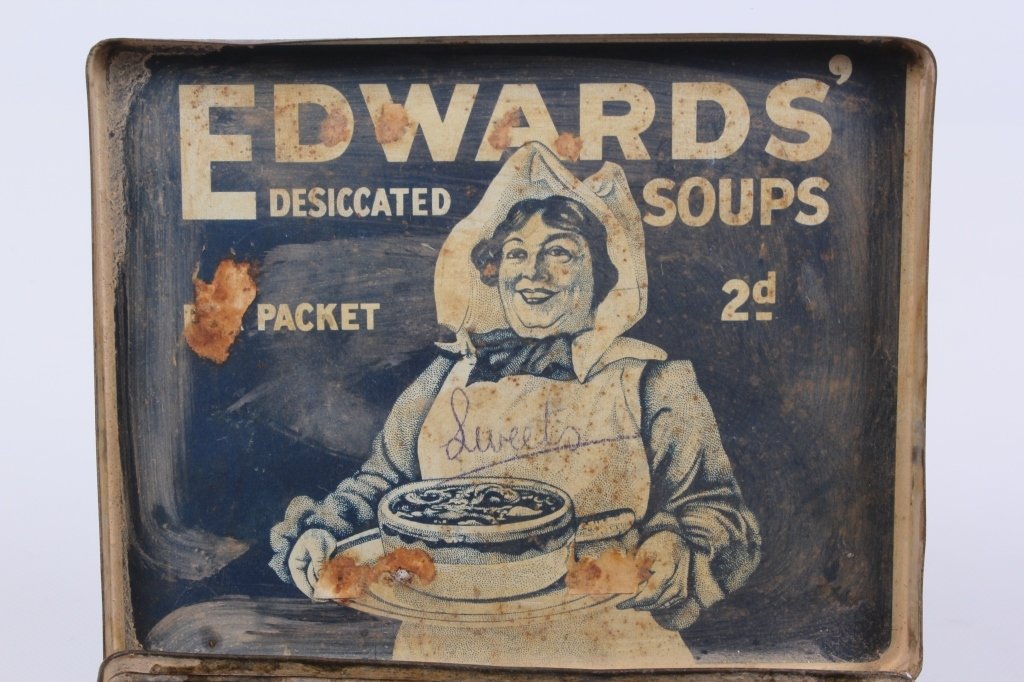 Antique Collection of Marbles in Edwards Tin - 3
