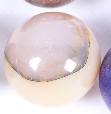 Antique Collection of Marbles in Edwards Tin - 7