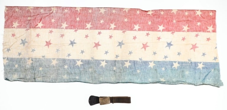 Spanish-American War Era Cavalry Belt & Streamer (1 of 9)