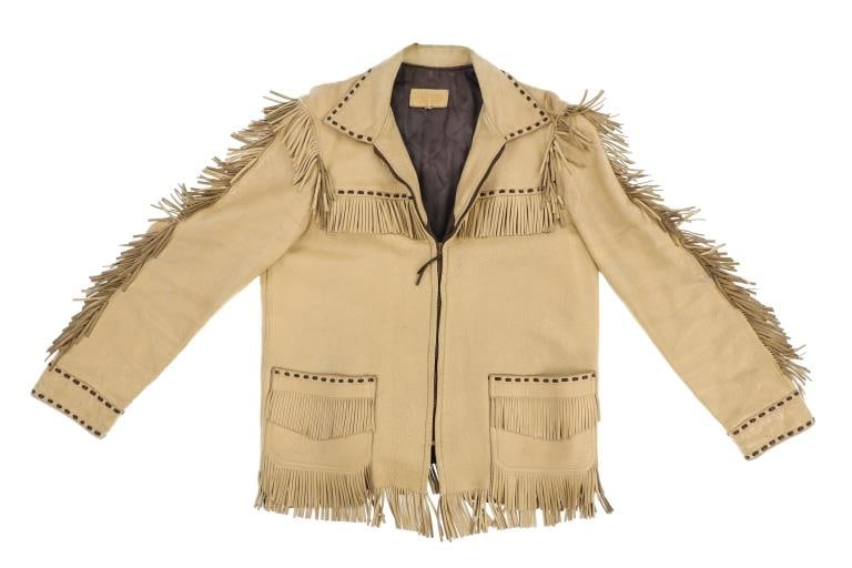Early W.B. Place & Co. Deerskin Tanners Jacket: Featured in this lot is this W.B. Place & Co. deerskin tanners jacket circa 20th century. The ladies jacket features a wonderfully and professionally crafted deer hide construction that shows a