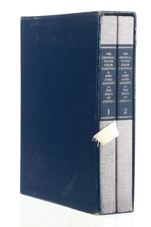 Audubon's Original Water-Color Paintings Vol 1 & 2: For your consideration this lot contains the First Edition of "The Original Water-Color Paintings by John James Audubon for The Birds Of America", American Heritage Publishing Co., Inc., New York, 196