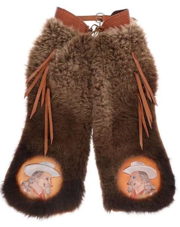 Buffalo Bill Cody Wooly Chaps Custom Made Montana (1 of 16)