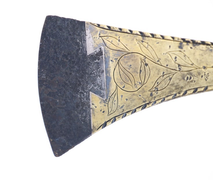 18th-Cent. Presentation Pipe Tomahawk ex-Museum - 18
