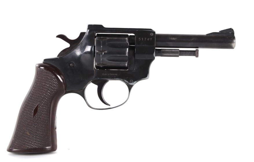 Herter's Guide Model .22 LR 8 Shot DA Revolver: Featured in this lot we have a Herter's Guide Model 22 8 shot double action revolver chambered in .22 LR. This Herter's Guide Model revolver was manufactured by the German firm Weihrauch in 1965 under