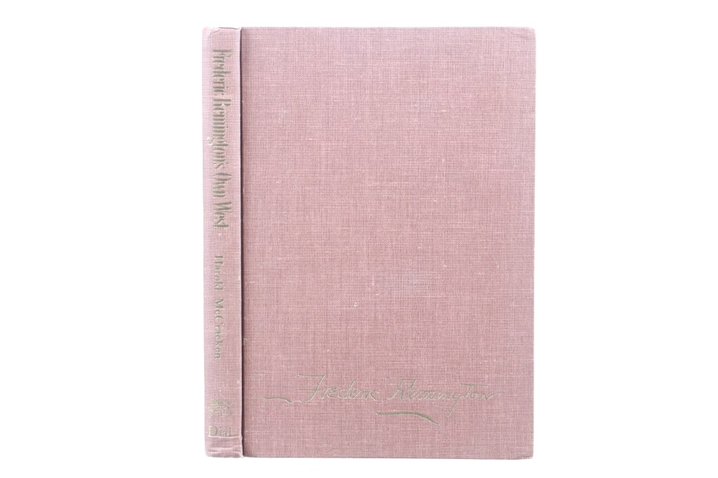 1960 1st Ed. Frederic Remington's Own West: For your consideration is this 1960 First Edition of "Frederic Remington's Own West" by Harold McCracken, The Dial Press publisher. This book written and illustrated by Frederic Remington and edited w