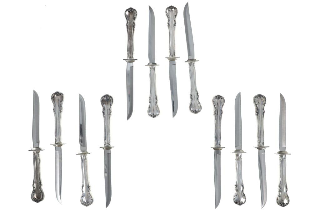 Ca 1948 French Provincial Towle Sterling Knives (1 of 15)