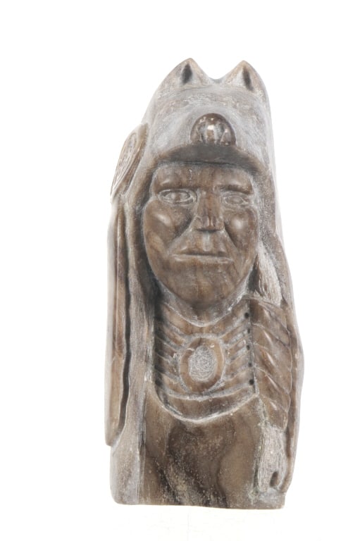 Navajo Din? Kevin Cambridge Hand Carved Alabaster (1 of 8)