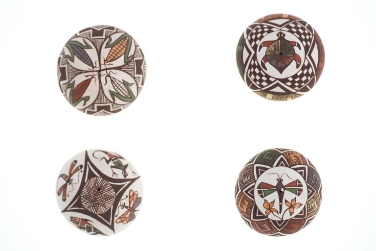 MINIATURE Acoma Pueblo Polychrome Seed Pots (1 of 9)