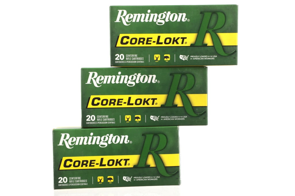 60rds. 32 WIN Special 170Gr Core-LOKT SP: Featured in this lot is this 60 rounds 32 WIN Special 170Gr Core-LOKT SP cartridges. There are three boxes of 20rds a piece in this collection. The bullet cores "LOKT" in place for controlled expansio