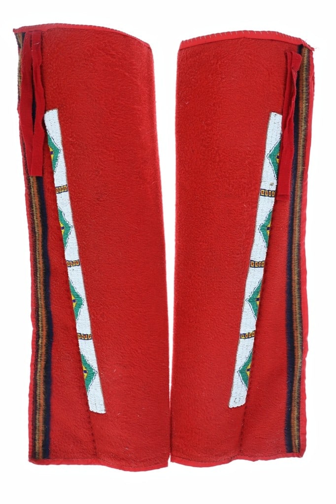 1890 Lakota Sioux Beaded Men's Legging ex-Cowan's (1 of 20)