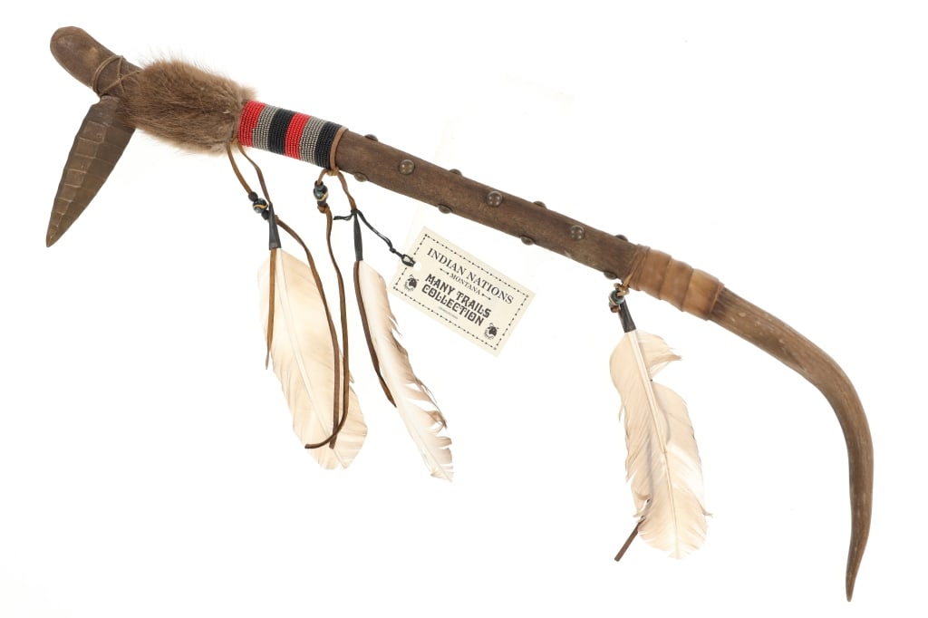 Chippewa/ Cree Many Trails Spearhead War Club (1 of 6)